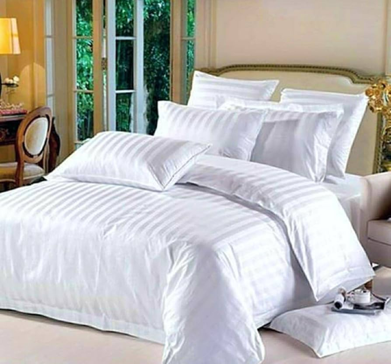 White bedsheet