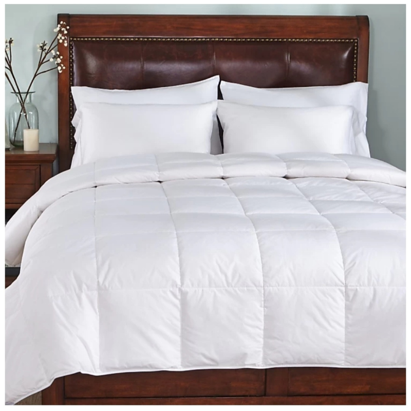 Plain White comforter